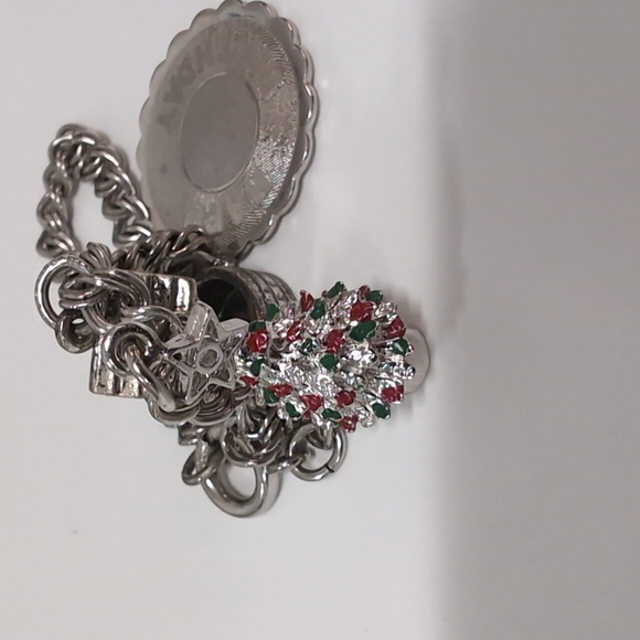 Vintage Charm Bracelet with Charms - Picture 2 of 5